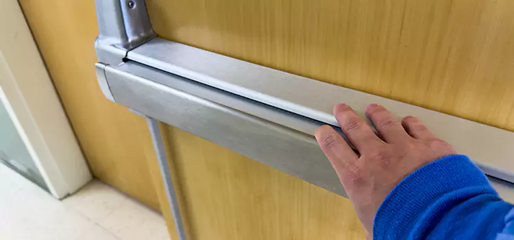 Installing a Push Bar on a Door Glen Burnie